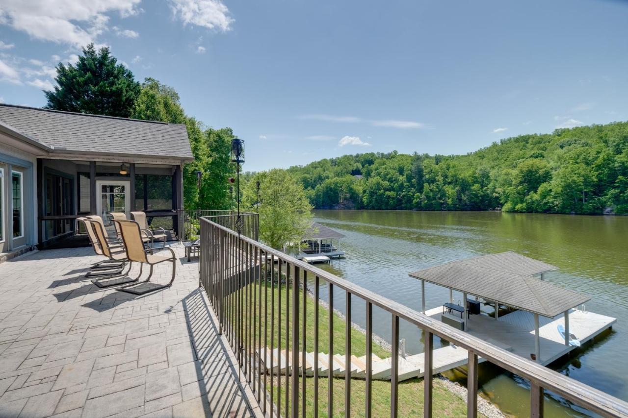 Waterfront Smith Mountain Lake Home With Boat Dock! Moneta Exterior photo